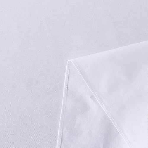 Vista 13 de Softta Falda de cama de 3 piezas, tamaño Queen, con borlas y volantes, estilo bohemio, 100% algodón lavado, color blanco sólido Blanco marfil