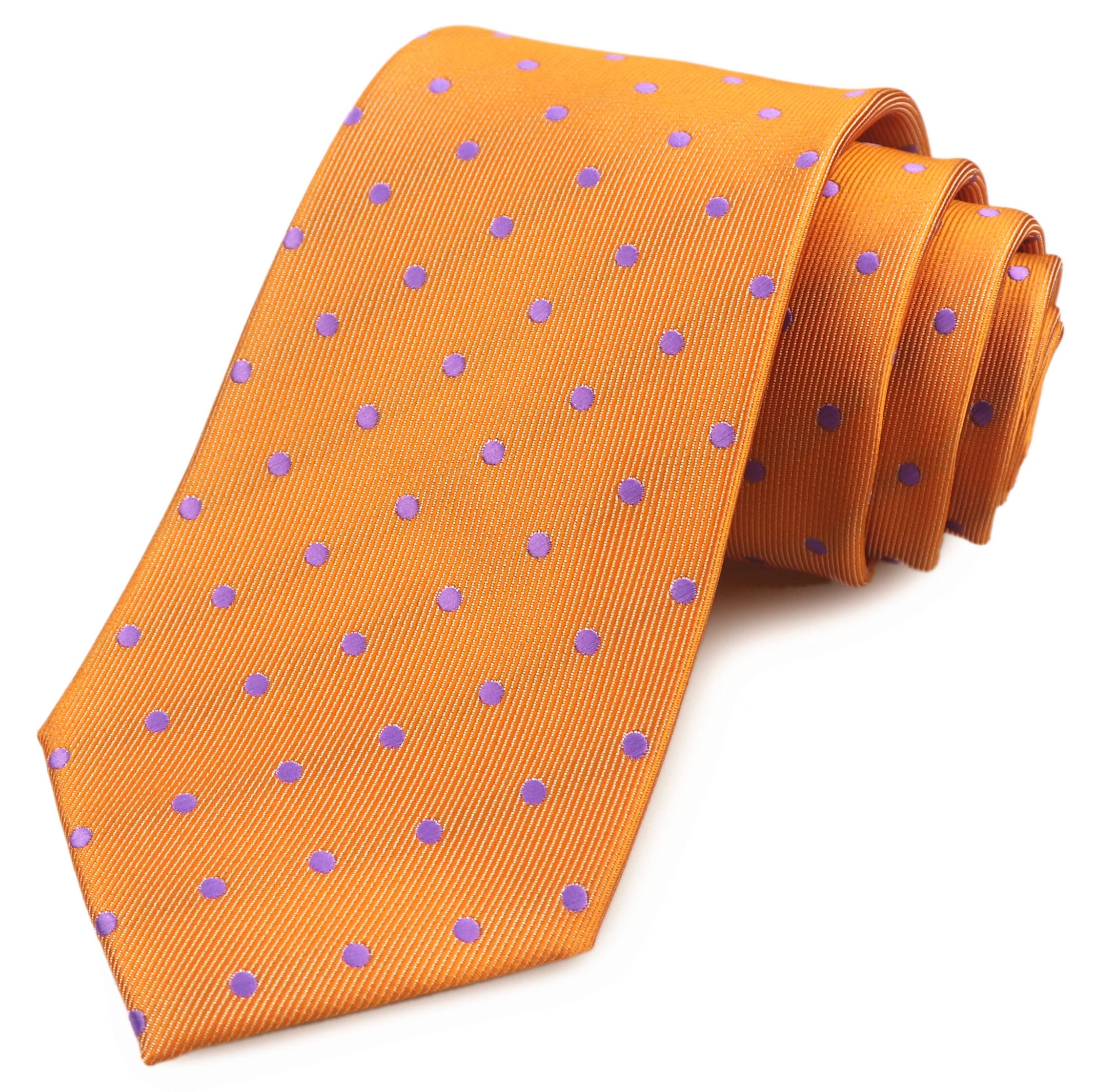 Men's Striped Patterned Tie Polka Dots Jacquard Formal Designer Neckties
