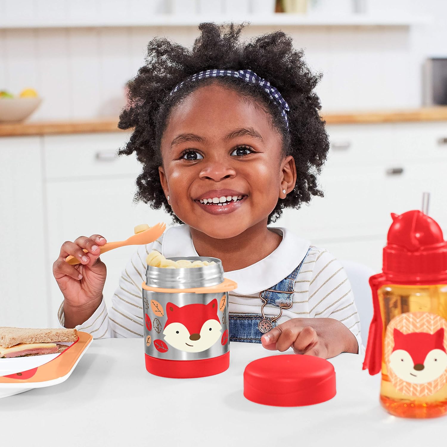 Skip Hop Insulated Baby Food Jar, Zoo, Fox