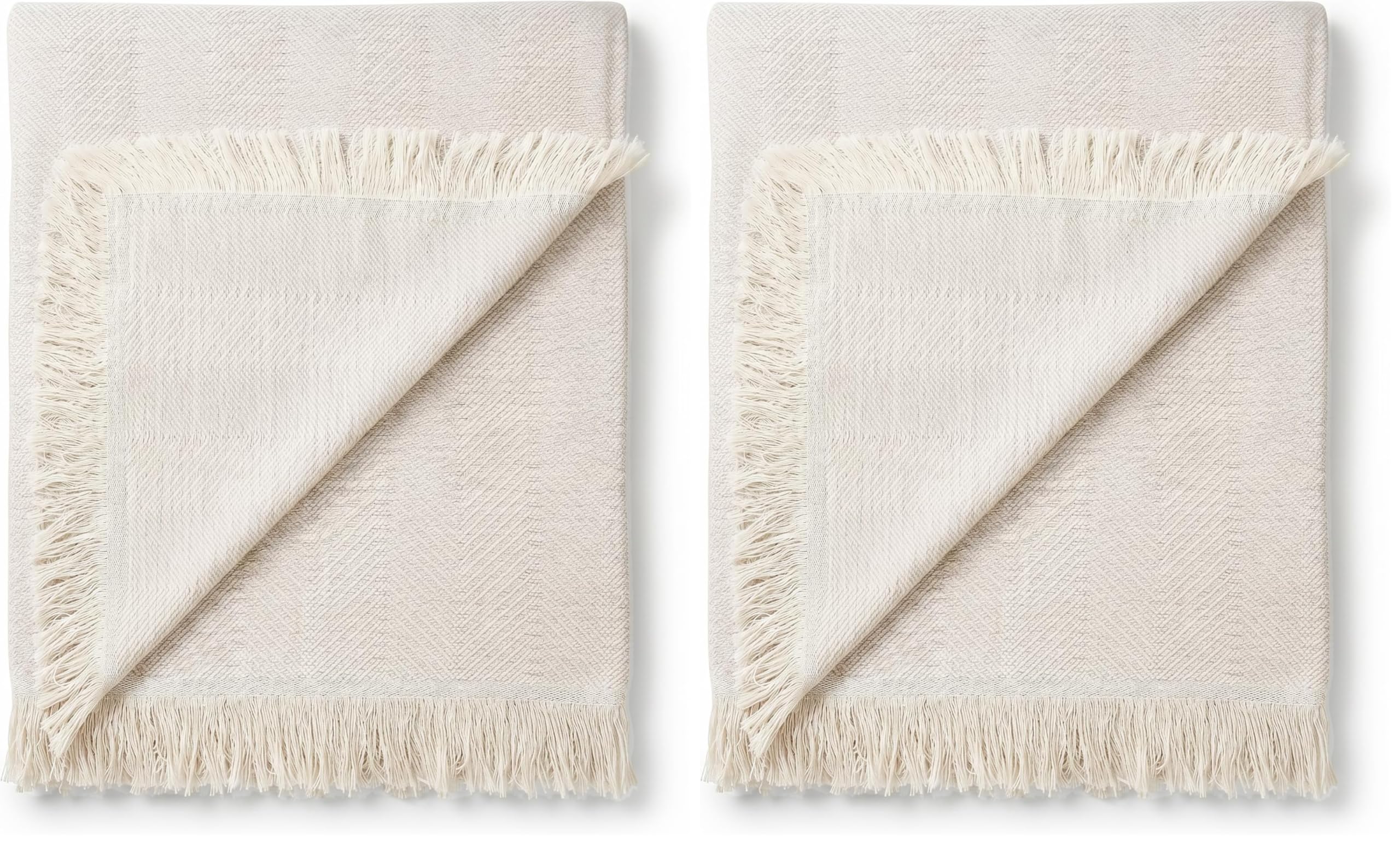 Foulard polyvalent Spiga pour protéger un canapé des taches de chat lot de 2 plaids
