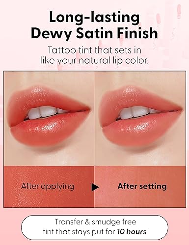 Miniatura 5 de It's SKIN Tincy - Tinte de labios semimate para todo el día, 0.14 onzas (01 piña colada melocotón), no se transfiere, acabado satinado suave, rica