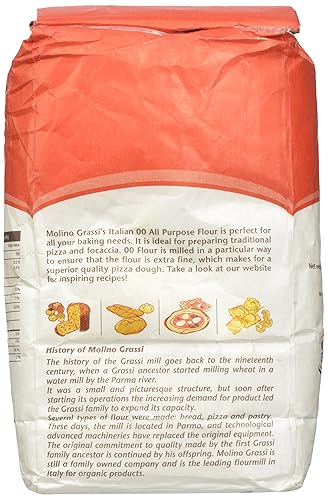 Miniatura 3 de Harina multiusos italiana 00 de Molino Grassi (2.2 libras)