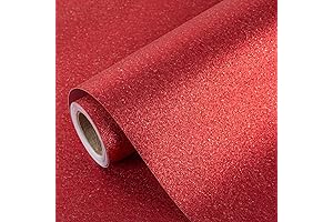 Retrify: The Gleaming Red Glitter Wrapping Paper