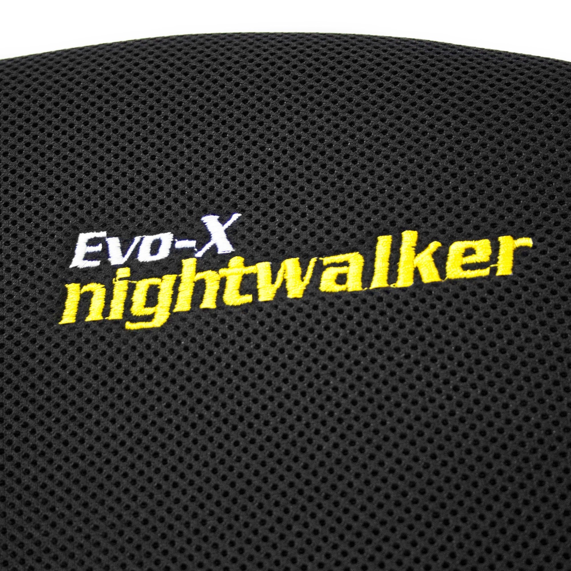 Evo-X Nightwalker Komfort Angelliege – Gepolsterte Campingliege & Gartenliege bis 130kg – 205x82cm – Mesh-Belüftung & Schlammfüße – Verstellbare Rückenlehne & Höhe – Outdoor Relax-Liege