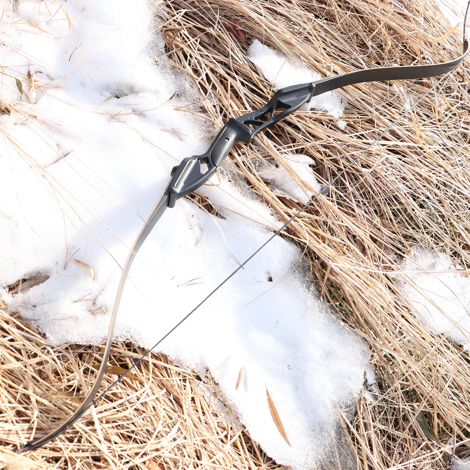 Jagd-Recurvebogen 56 Zoll, Metall-Takedownbogen mit laminierten Limbs, 30-50 lbs Zuggewicht, für das Wildnis-Bogenschießen