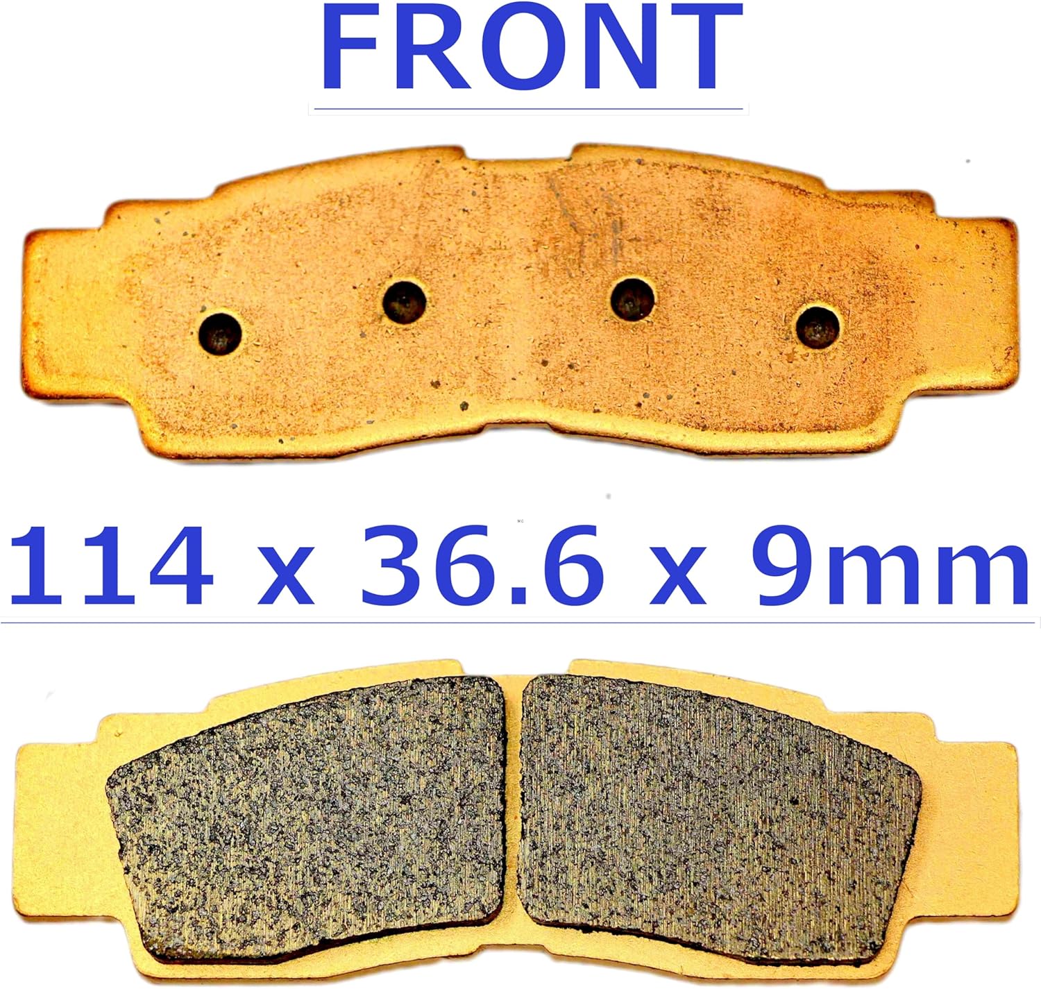 MC Brake Pads for Yamaha YXZ1000R YXZ 1000 R SE SS 2016 2017 2018 2019 2020 2021 2022 2023 2024 FA676 FA677 FA497 Parking Brakes Front Rear Copper Sintered MC676F677R