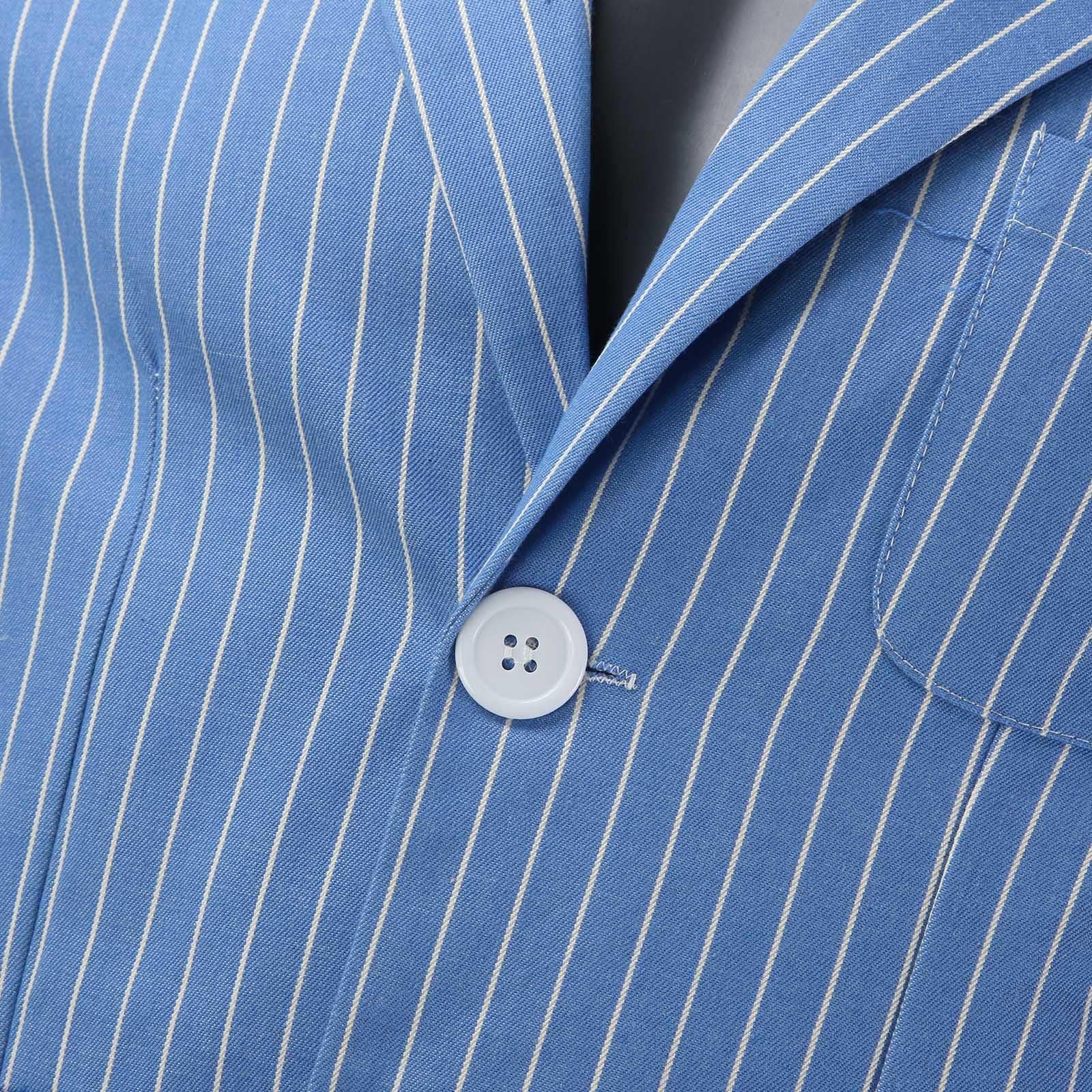 pvucpot Giacche da Uomo in Cotone Lino da Uomo Slim Fit Casual Blazer Due Bottoni Giacche Eleganti Classico Giacche e Cappotti
