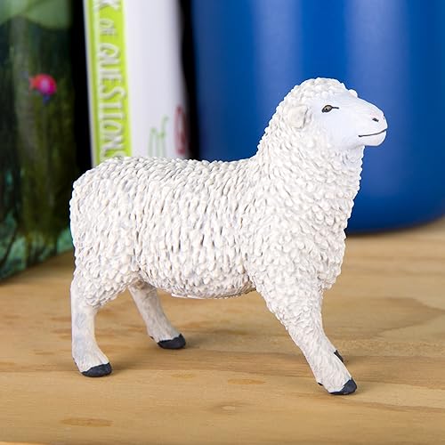 Miniatura 7 de Safari Ltd. Figura de oveja, realista, pintada a mano de 3.25 pulgadas, juguete educativo para niños, niñas y niños a partir de 3 años