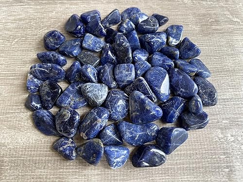 Miniatura 150 de GAF TREASURES Piedras pulidas de ojo de tigre de 1/2 libra, piedra preciosa natural pulida, cristales curativos de ojo de tigre (ojo de tigre)