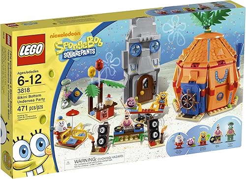 Set LEGO de Bob Esponja Fiesta submarina en Fondo de Biquini 3818
