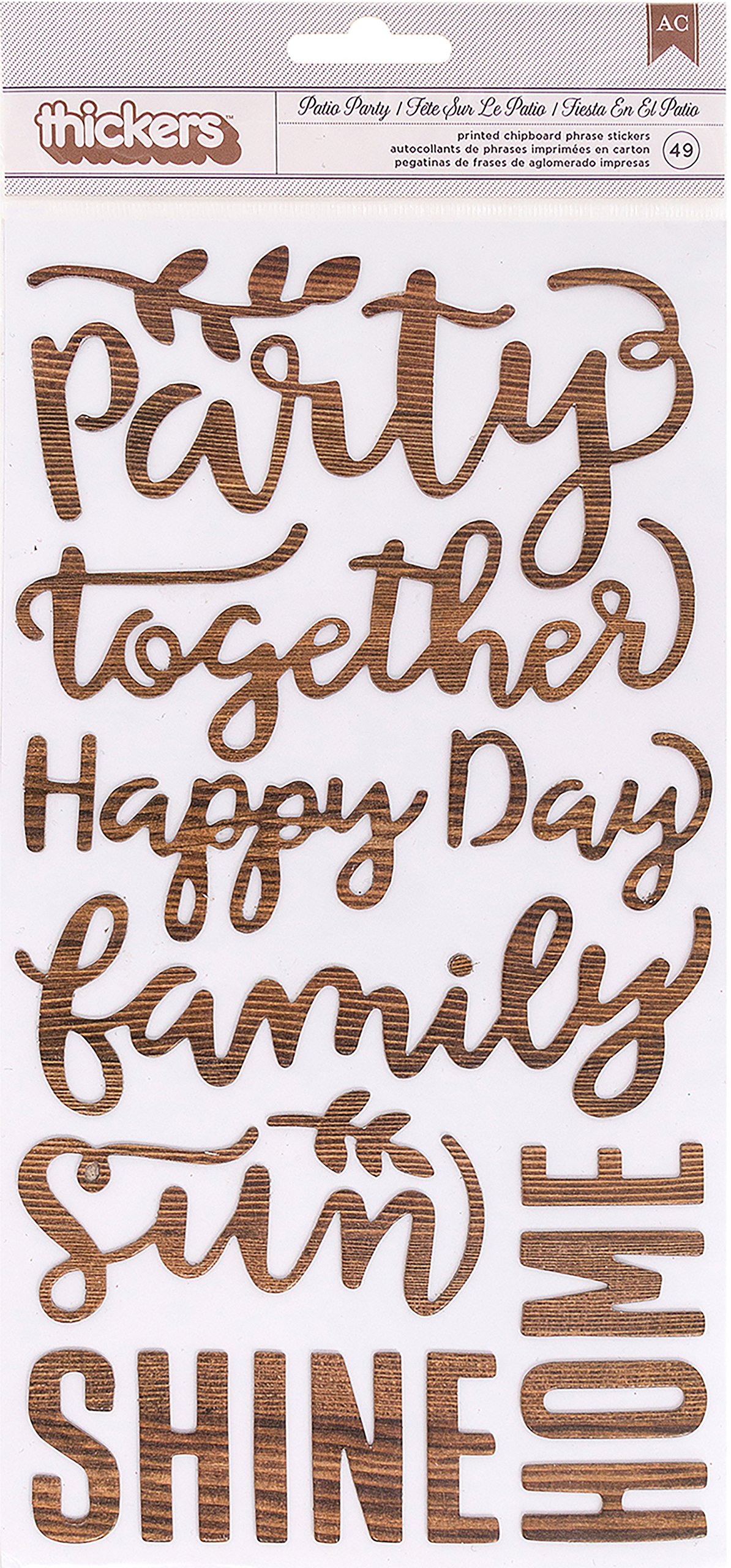 Jen Hadfield Thickers. Stickers, Woodgrain