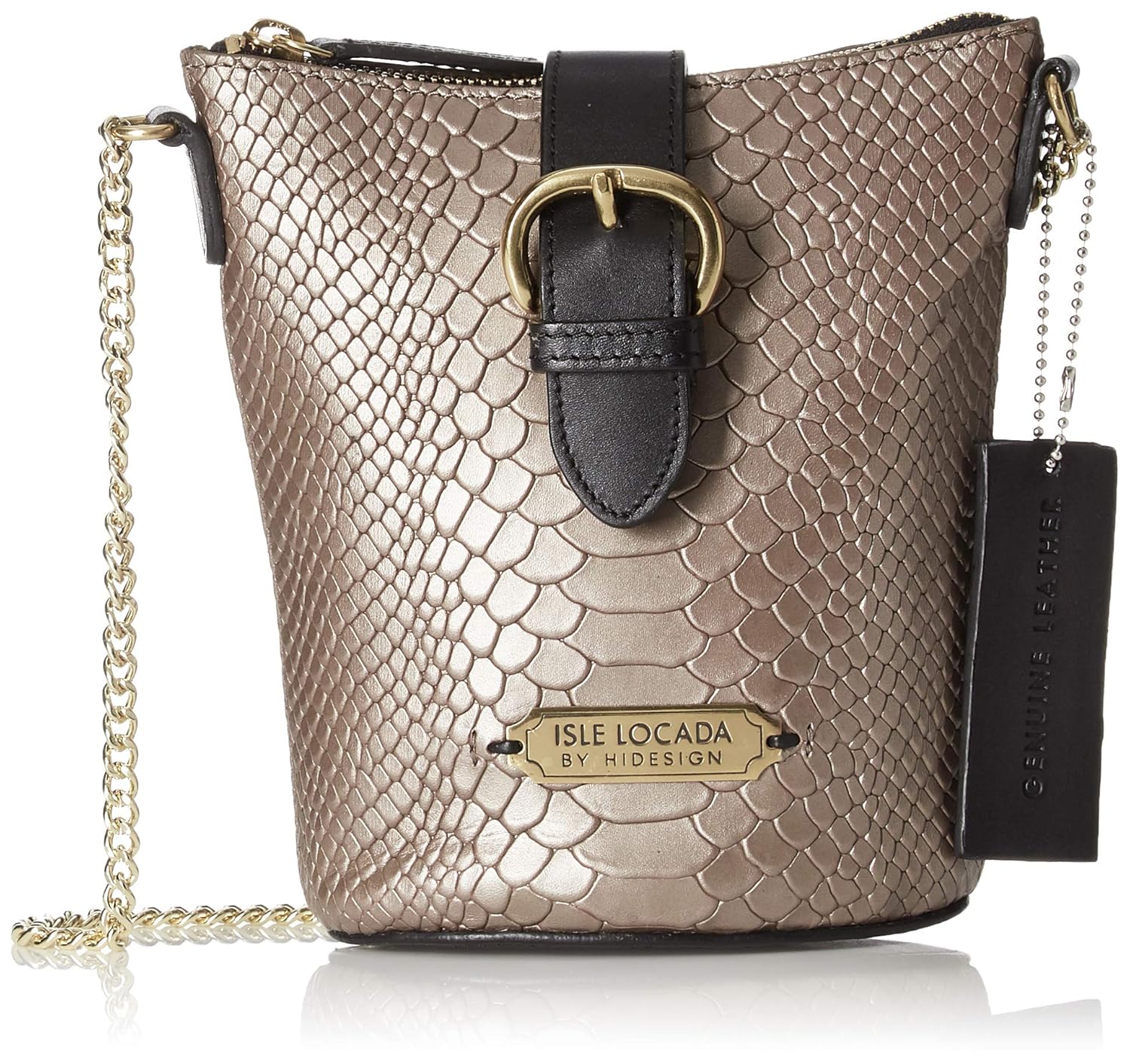 Isle Locada by Hidesign Women's Crossbody bag (Metalic) Amazon.in