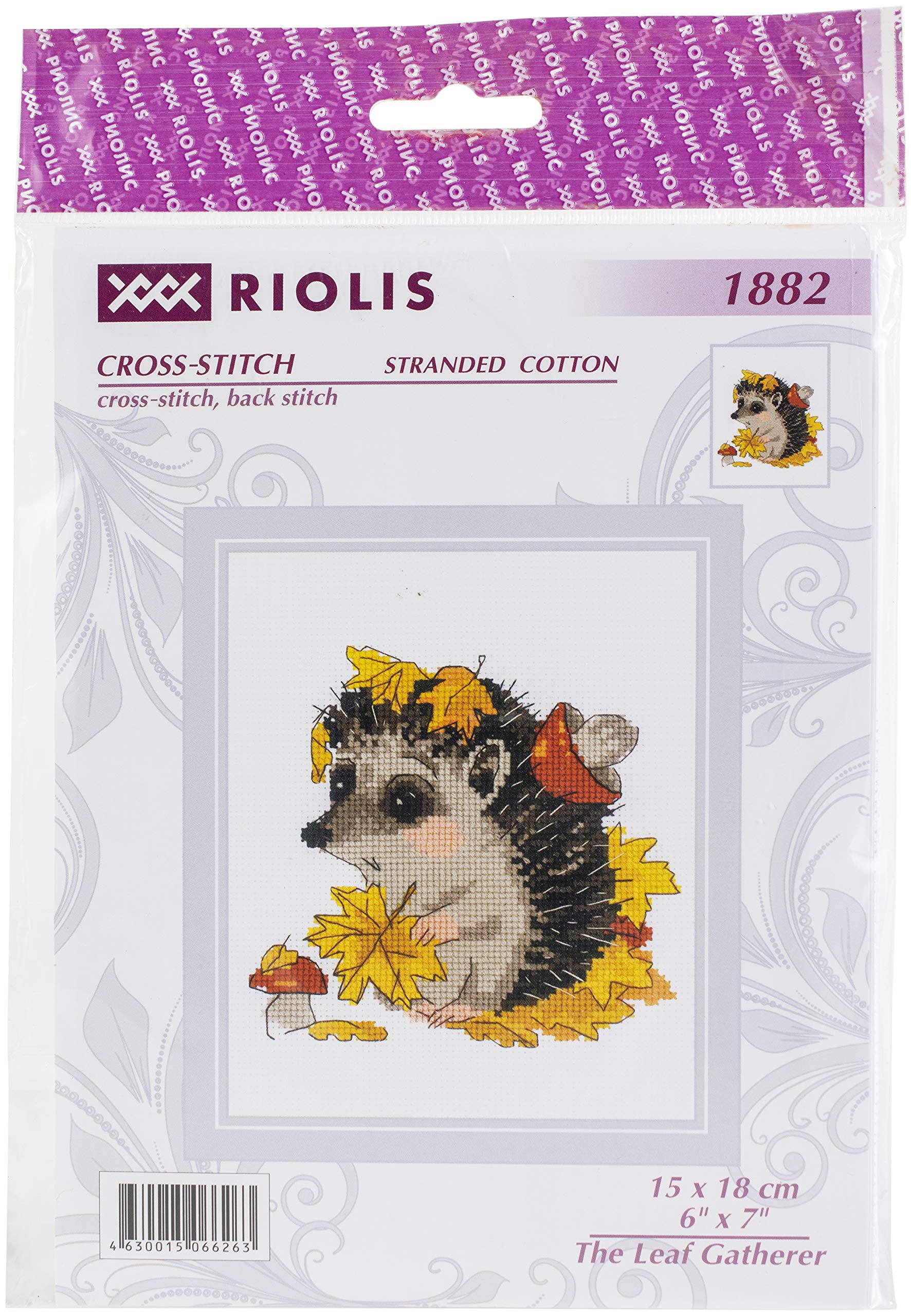 RIOLIS Cross Stitch Kit - 1882 - The Leaf Gatherer