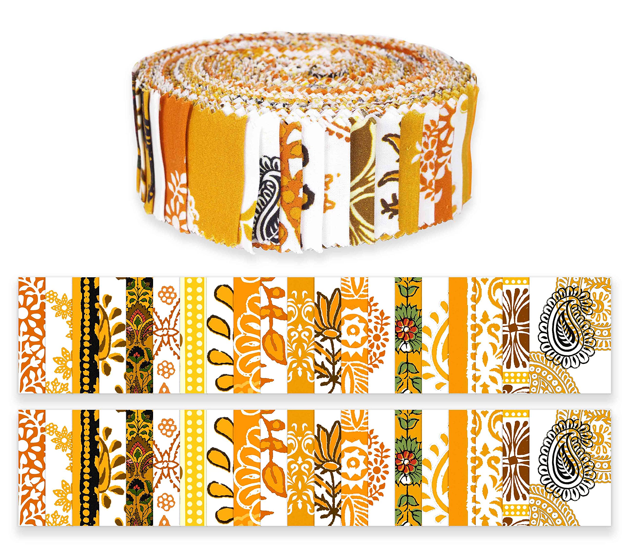 Bandes rouler 1,5 pouces de gelée coton Soimoi pour matelasser vos plaids de salon