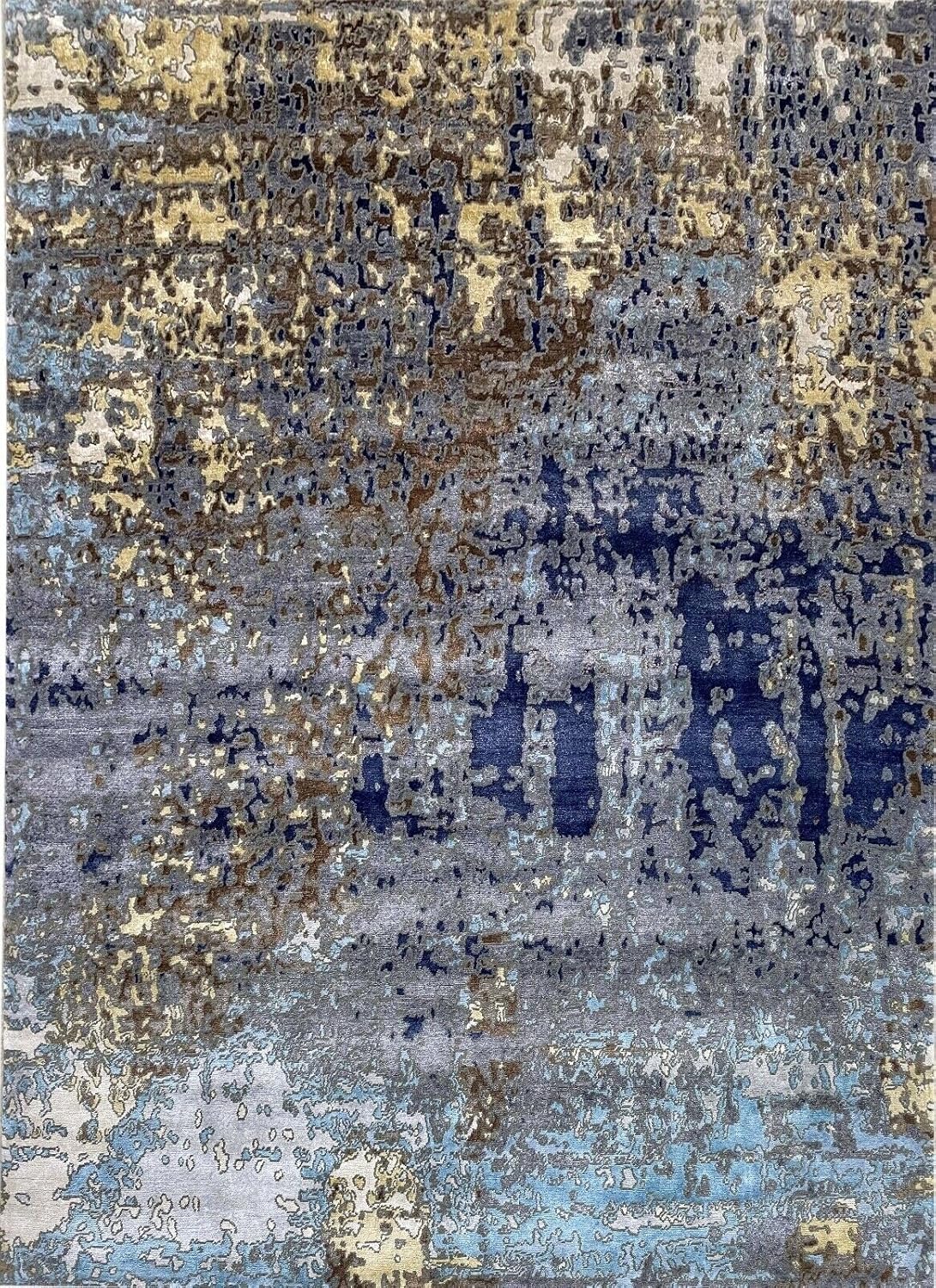 Top-Angebot: Handmade Rug Unique Design Nepal Bamboo Silk Wool 250 x 300 cm | Handgeknüpfter Orientteppich | Wien Österreich