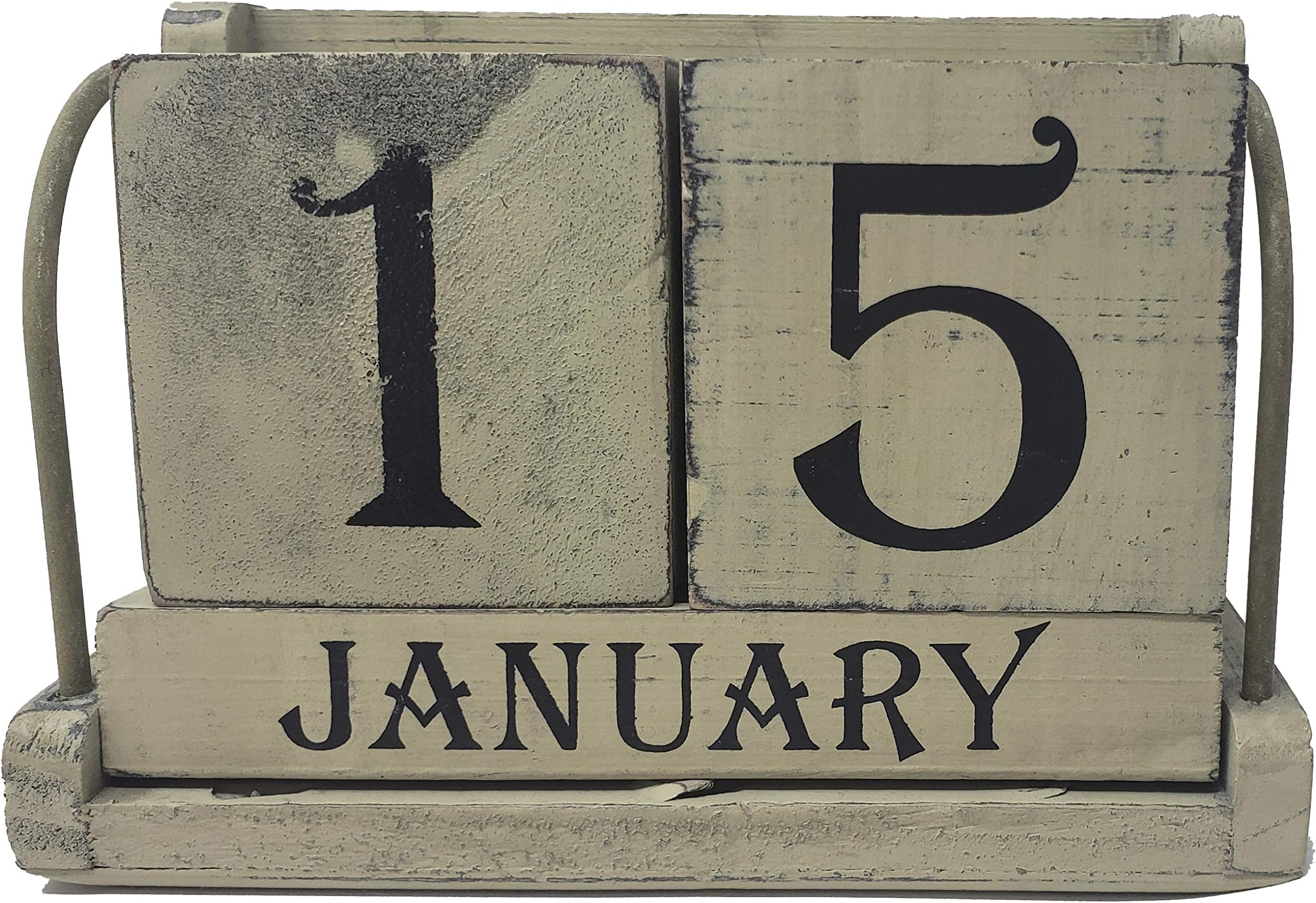 Ohio Wholesale Inc/Kennedy Perpetual Calendar-Shabby Chic (4 x 6 x 3.12)