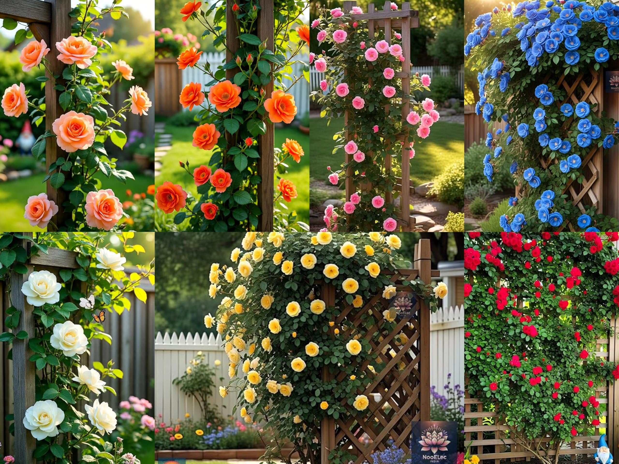 ROŚE’s choice 160+ SEEDS- Climbing Rose Mix Flower Seeds Pack - Hybrid, Year