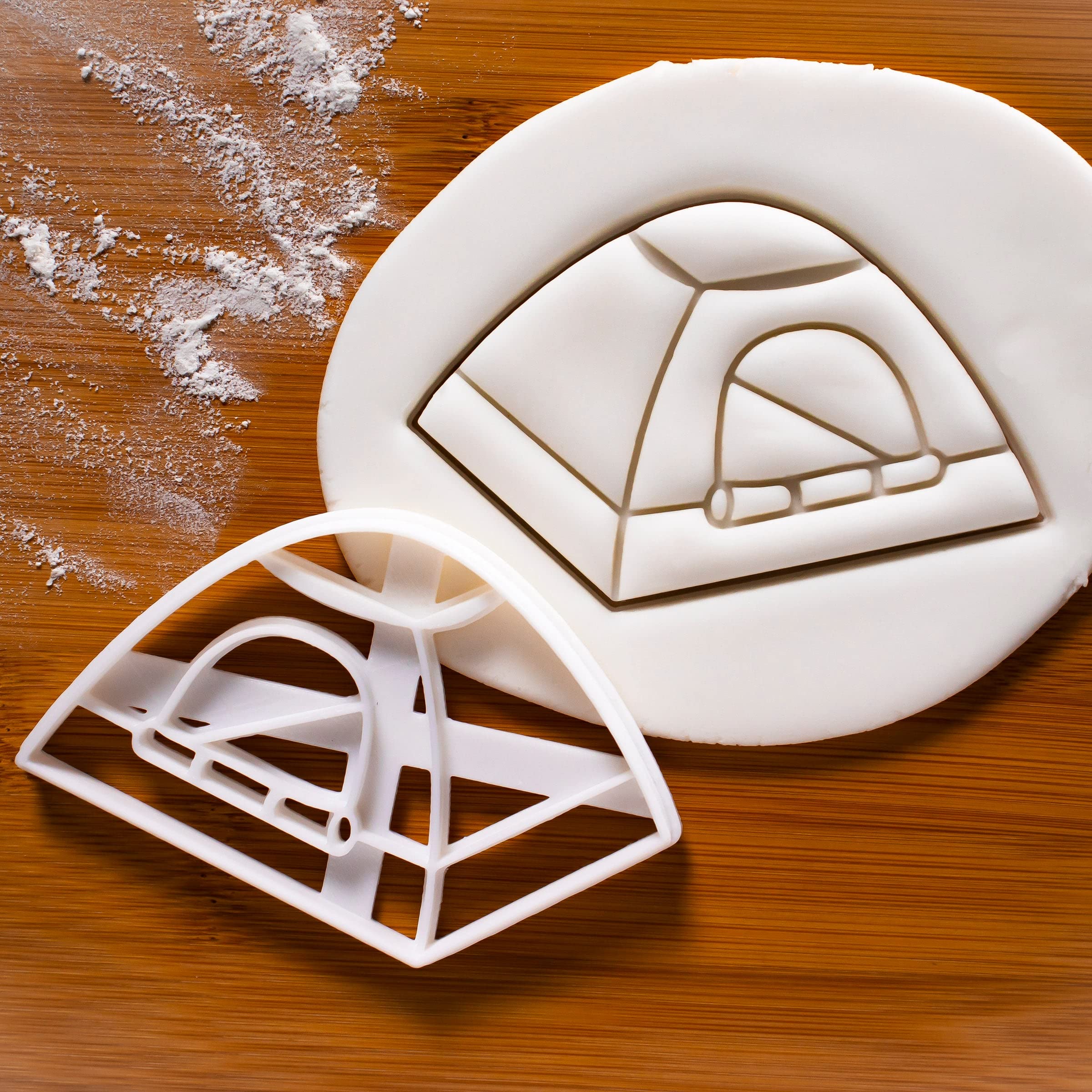 Emporte-pièce Bakerlogy Forme Camping SUV – Découpe Pâte à Biscuits Fondant – Impression 3D 12,3x6,5cm