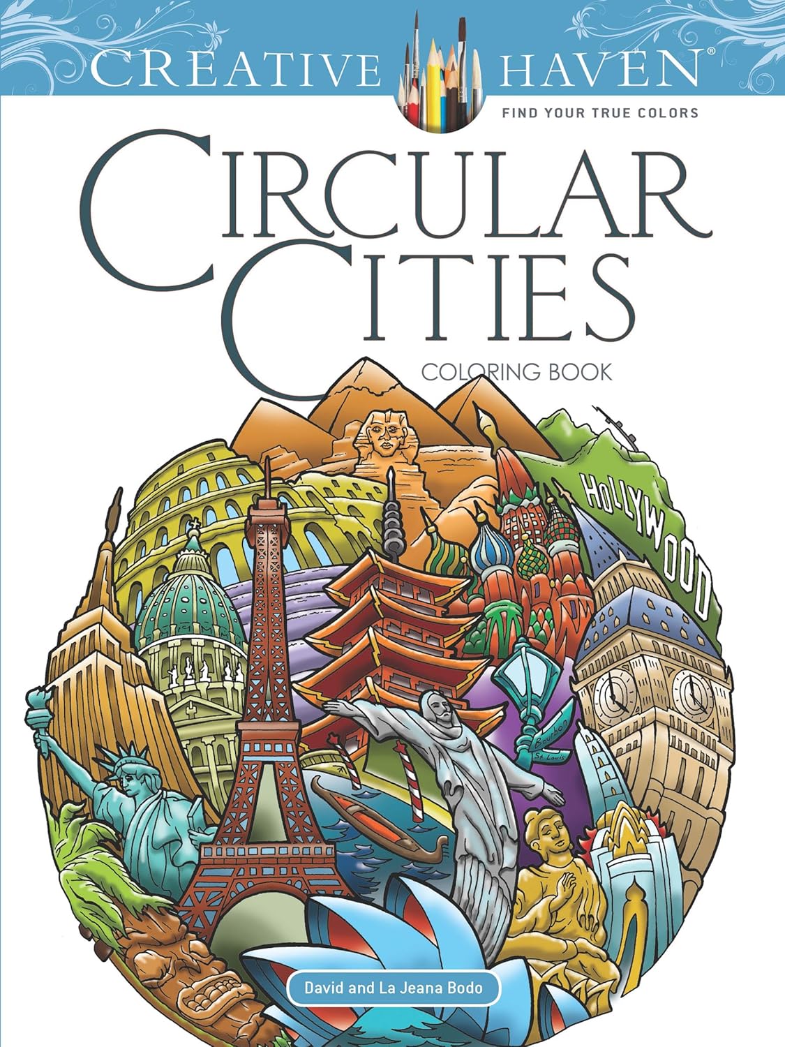 Creative Haven Circular Cities Coloring Book (Adult Coloring Books ...