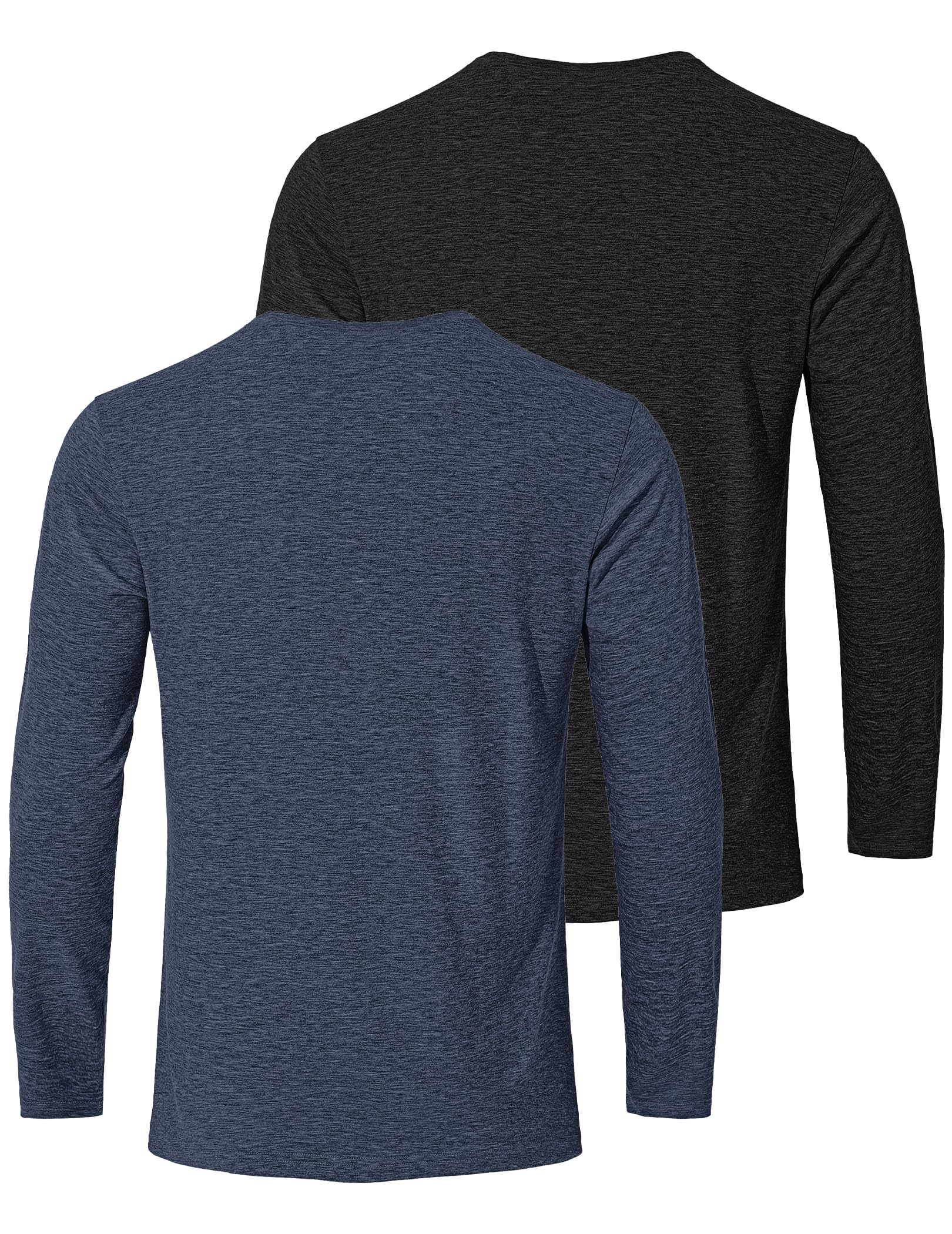 TARAINYA Henley Langarmshirt Herren Baumwolle T-Shirt M-4XL