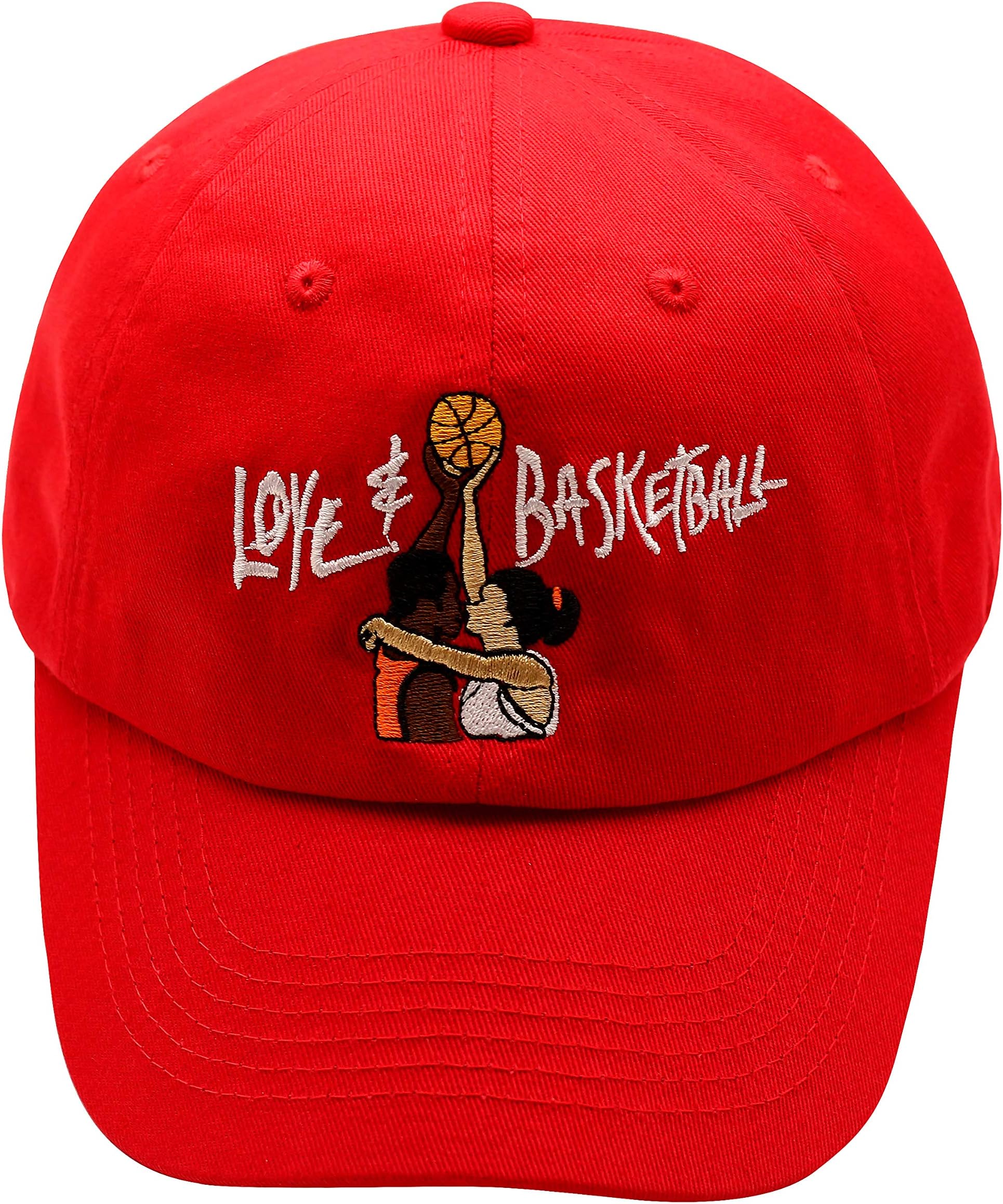 Love and Basketball Dad Hat Cotton Baseball Cap Adjustable Baseball Caps Unisex