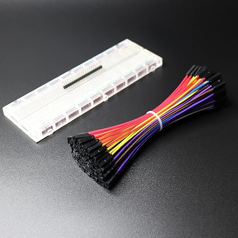 Breadboard Jumper Wires 20AWG, Bestlus Exclusives FF Jumper Cables Wires Female to Female 6'' 15CM, 10 Colors, Pack of 120, Square Head 0.1'' for Arduino Raspberry Pi (6'', F/F)