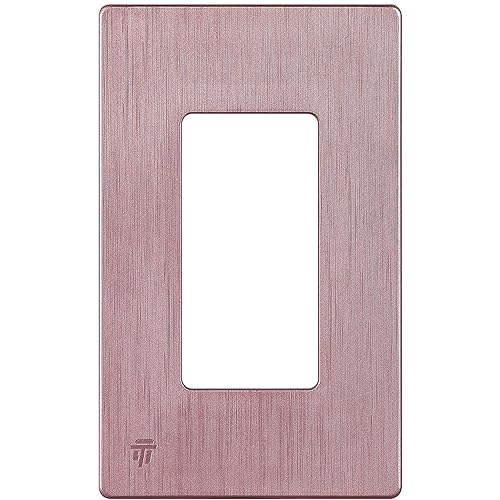Miniatura 533 de ENERLITES SI8834-BK - Placa de pared decorativa sin tornillos, cubierta de enchufe segura, 4 entradas, 4.68 x 8.30 pulgadas (alto x largo), Negro
