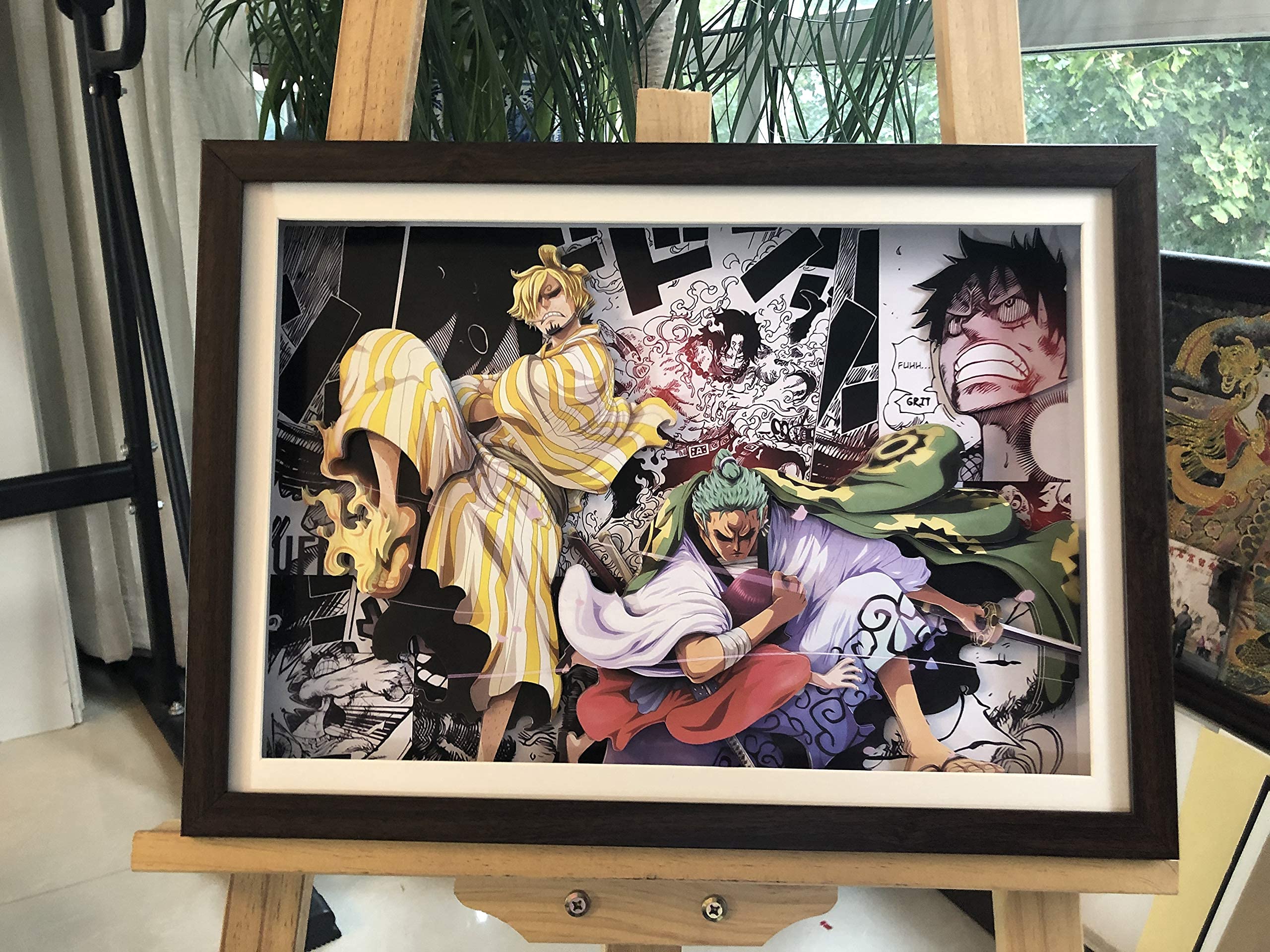Amazon.co.jp: ArtFun ONE PIECE ワンピース オリジナル手作り立画 