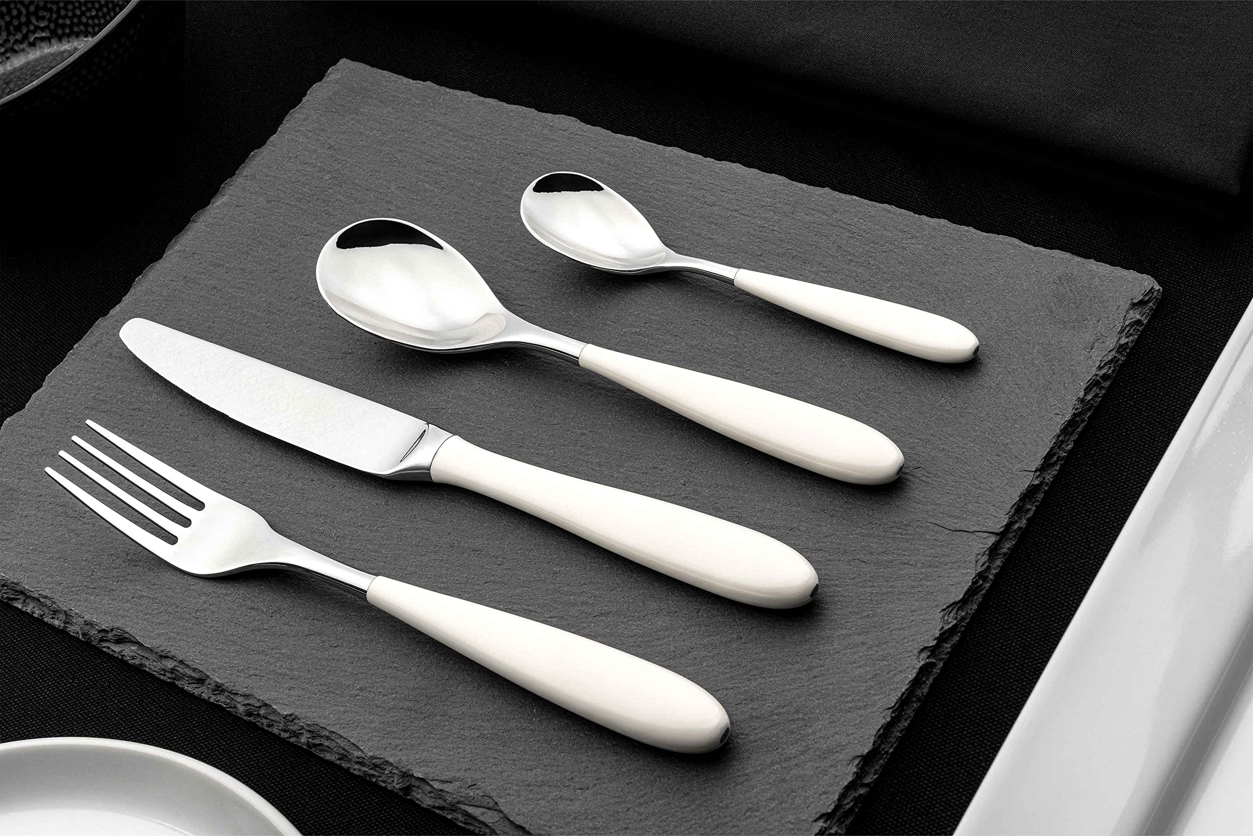 Rockingham Forge 2SOS650BK - Cucchiai Per Soda, In Acciaio INOX Nero