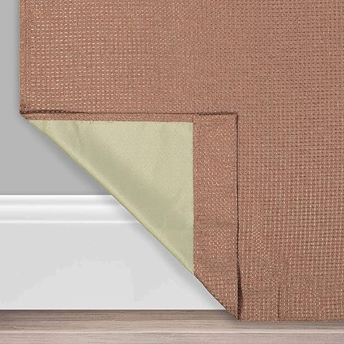 Miniatura 3 de ECLIPSE Reagan - Cortinas con ojales para dormitorio, panel individual, 38 x 95 pulgadas, ladrillo