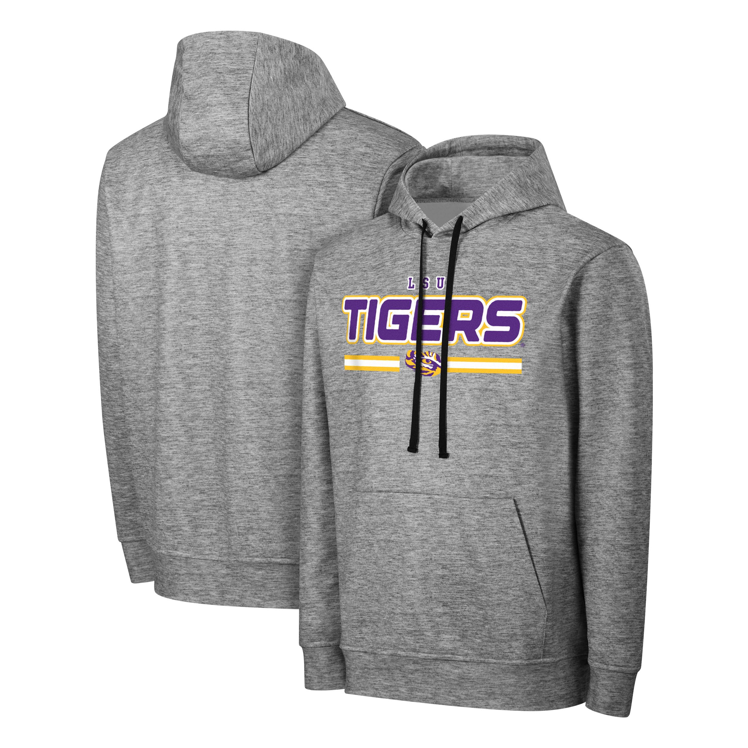 FOCO NCAA Sweat à capuche homme Gris Team Color Primary Logo Performance Victory Stripe