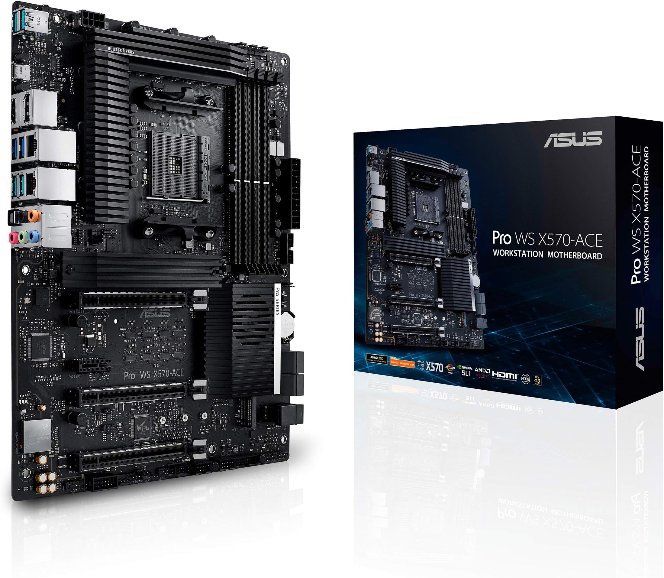 ASUS PRO WS X 570 - ACE (Socket AM4 / X570 / DDR4 / S-ATA 600 / ATX)