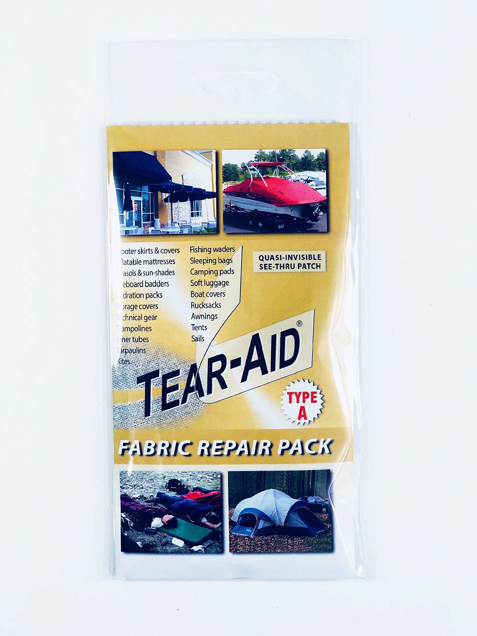 Tear Aid Repair Kit for general fabrics (NOT PVC or Vinyl)