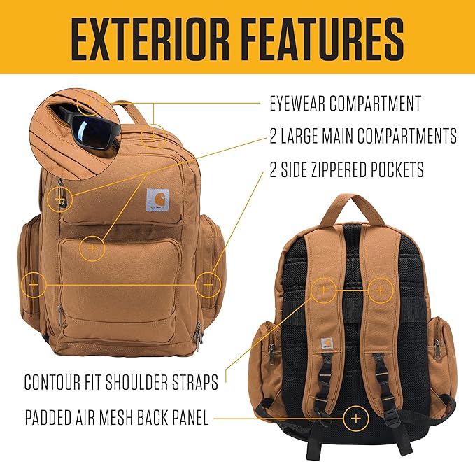 Mochila Urbana Carhartt 35L con Compartimentos y Funda Laptop miniatura 4