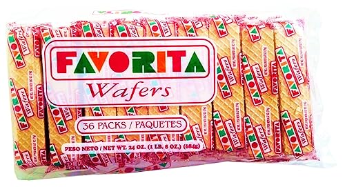 36 paquetes de obleas Favorita (Galletas Favorita de Puerto Rico)