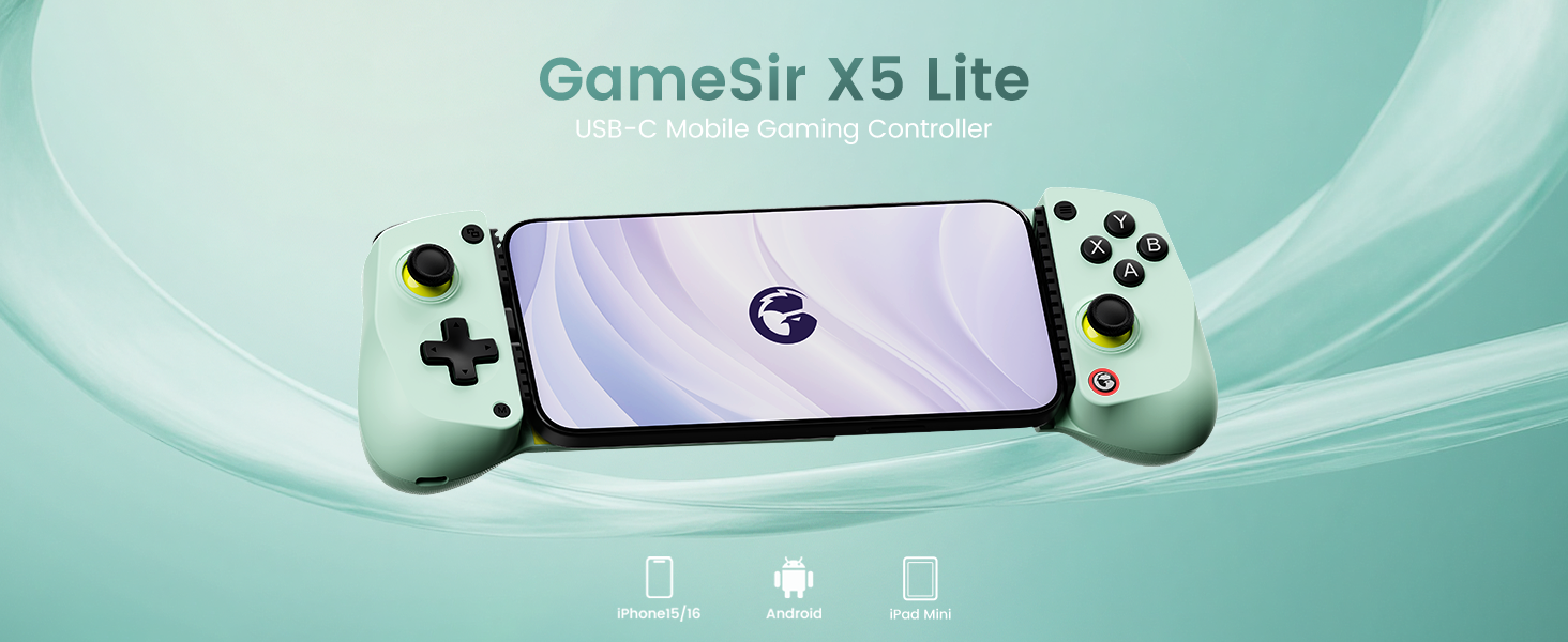 GameSir X5 Lite Mobile Gaming Controller for Android, USB-C Smart