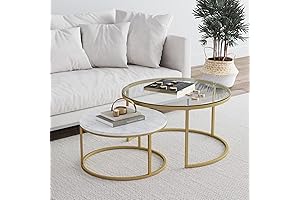 Nathan James Stella Round Modern Nesting Set of 2