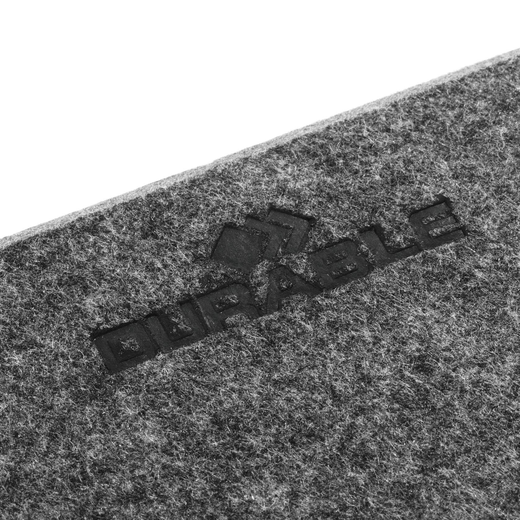 Durable EFFECT 708158 - Vade de escritorio (700 x 330 mm, fieltro PET reciclado), color gris