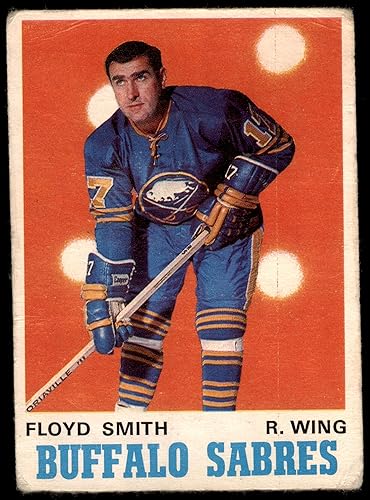 1970 O-Pee-Chee # 140 Floyd Smith Buffalo Sabres (Hockey Card) POOR Sabres