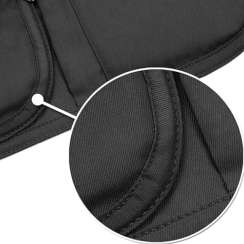 Miniatura 4 de Delantal de cintura  7 bolsillos con cremalleras y cinturón de clip ajustable para cocina, restaurantes, camareros, servidores barbacoa