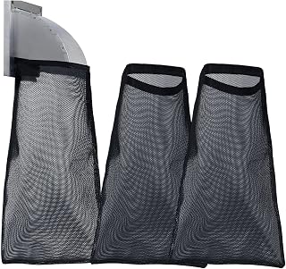 Teksome Bolsa de ventilación de la secadora Catcher de pelusa al aire libre, bolsa de pelusa para ventilación de la secadora | Ventilación del conducto de la bolsa del filtro de polvo,Conjunto de 3
