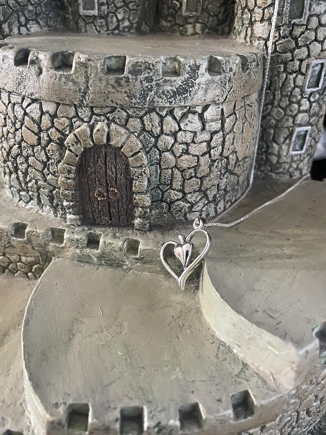 Jewelry Trends Sterling Silver Leaf Heart Pendant Necklace 18" - Image 6