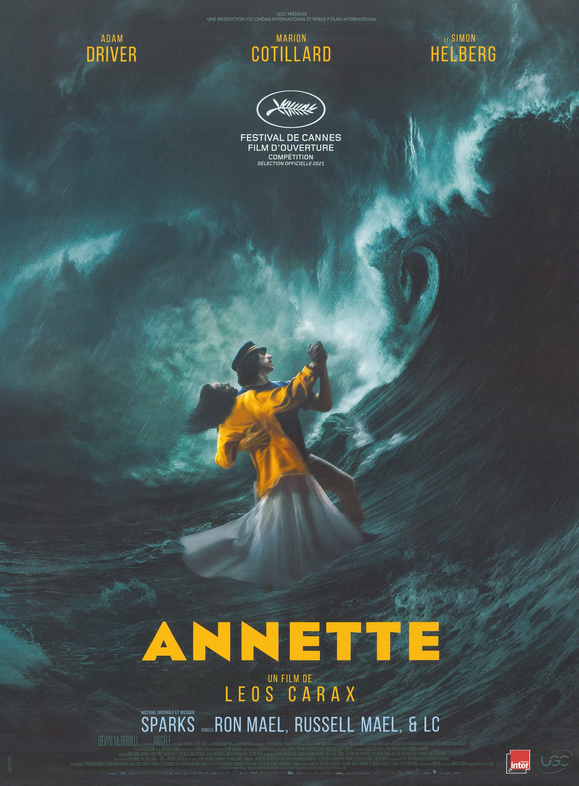 Annette Grand Format Affiche de Cinéma Originale d'Exploitation Pliée - 2