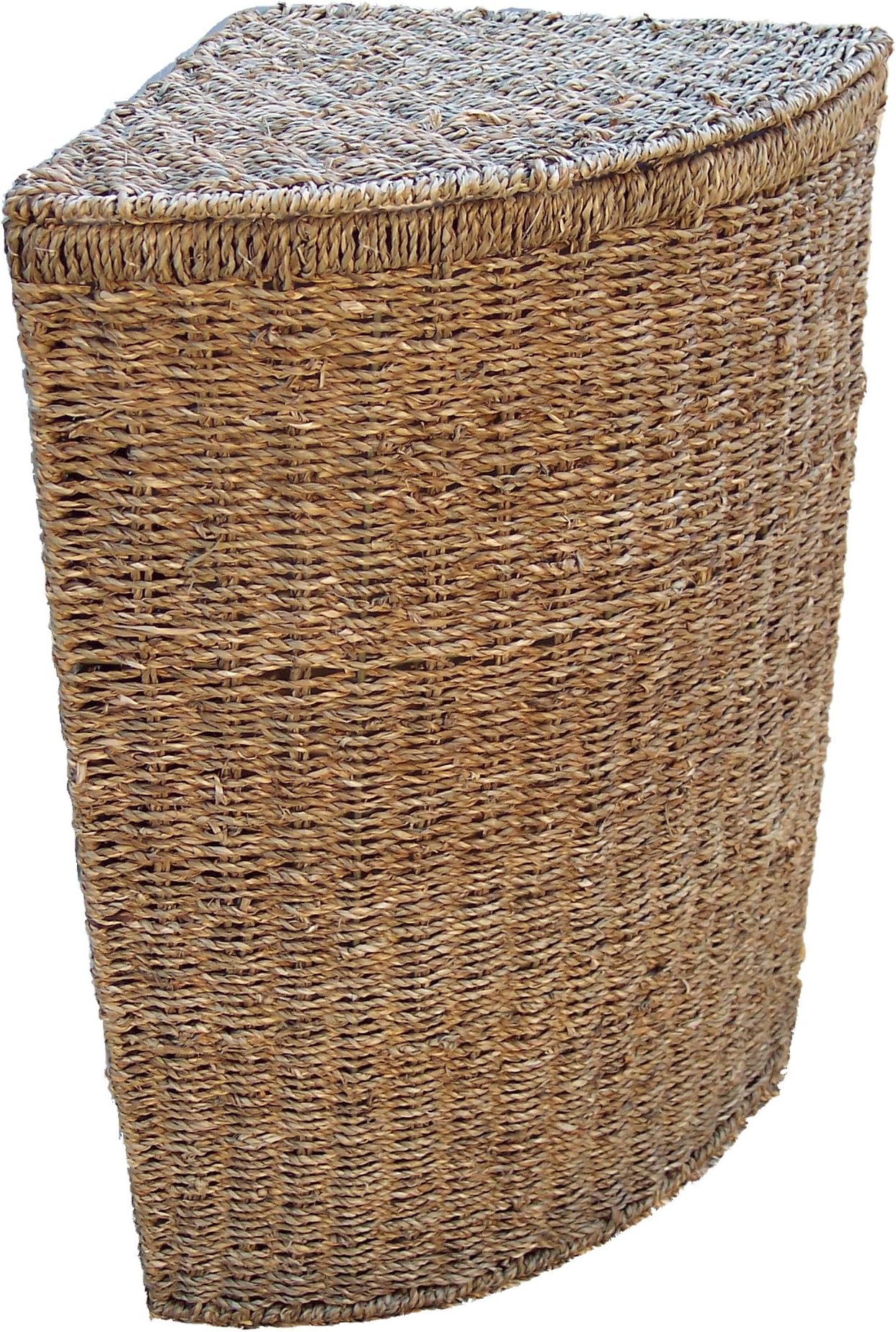 Pop-it-in-a-Pelican Medium 60L Sea Grass Corner linen laundry basket seagrass storage curved