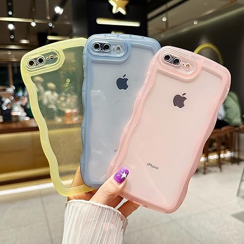 Miniatura 6 de XIQI Funda compatible con iPhone 7 Plus8 Plus de 5.5 pulgadas, bonita funda protectora de silicona suave a prueba de golpes para mujeres y niñas,