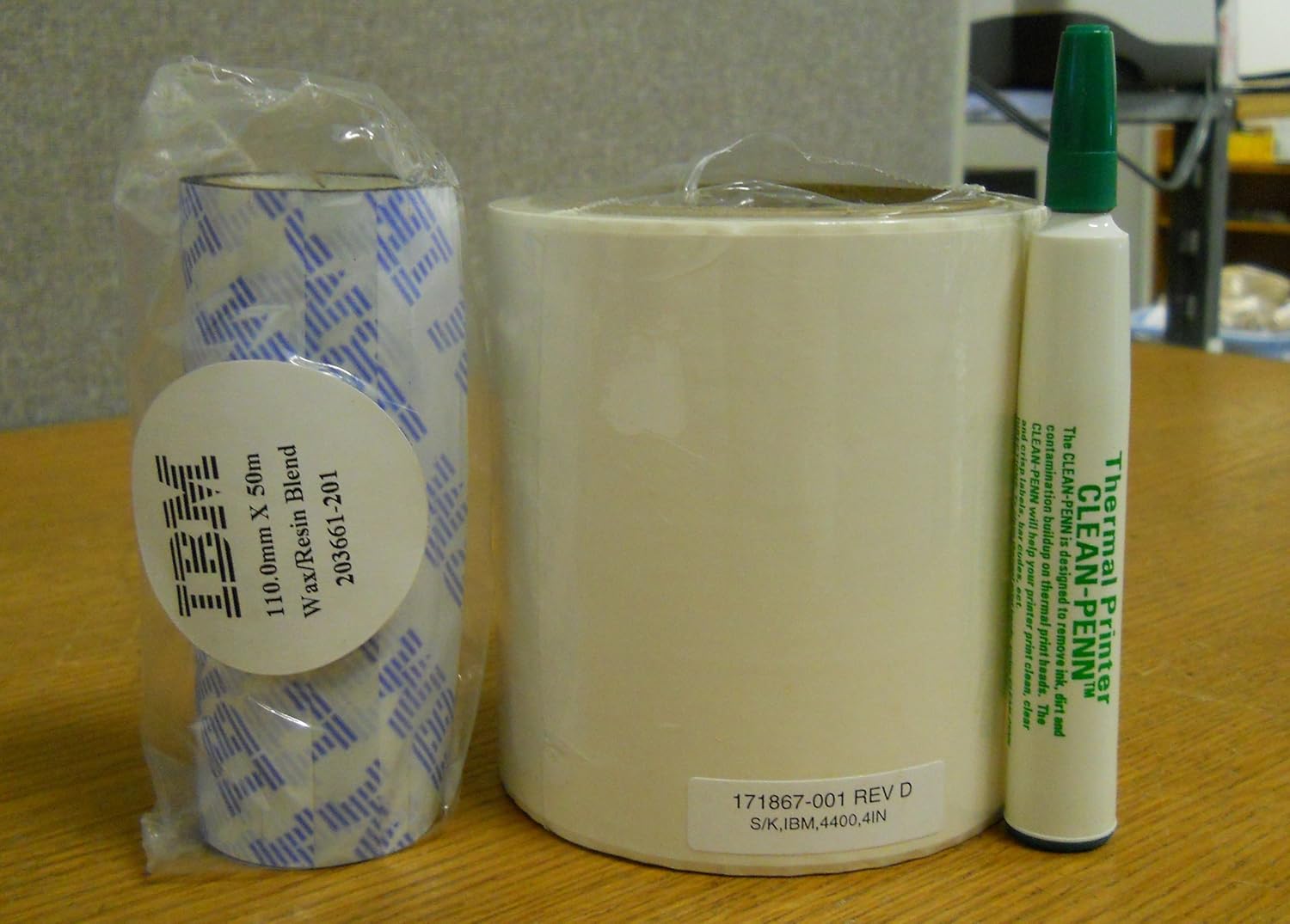 IBM 203661201 Thermal Printer Paper Roll 110.0mm x 50m