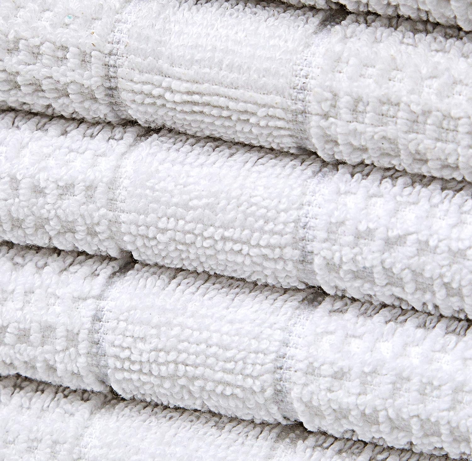 Pleasant Home Washcloths Set - 12 Pack (12” x 12”) – 488 GSM- 100% Ring Spun Cotton Wash Cloth - Super Soft and Highly Absorbent Face Towels (White, Waffle Design)