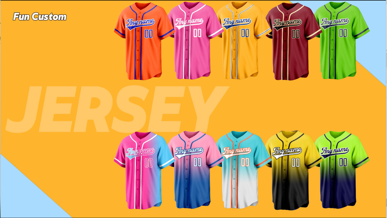Camiseta personalizada de béisbol con nombre, número y logo cosidos para hombre y mujer miniatura 7