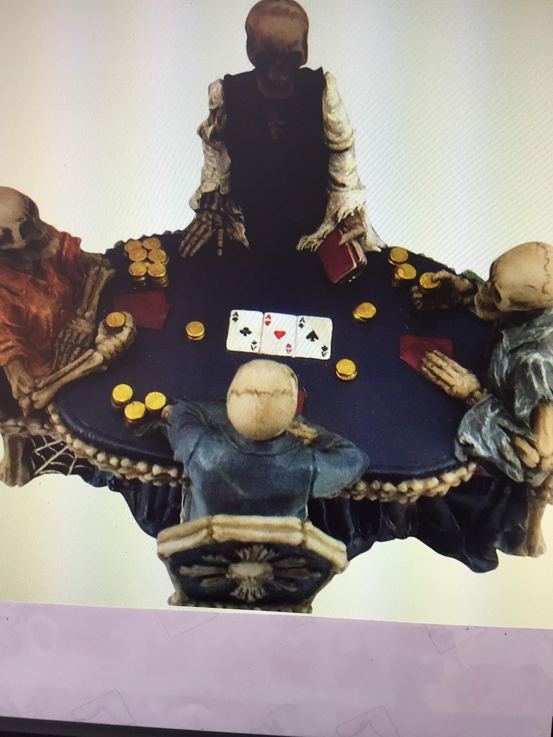 End Game Skeleton Poker Game 16cm