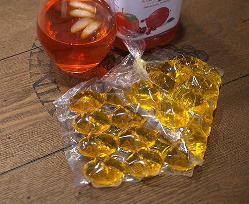 Bolsas desechables para cubitos de hielo, apilables, de congelación rápida, paquete de 1200 cubitos de hielo frío para cócteles y jugos (50)